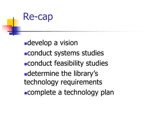Session8--Creating a technology plan
