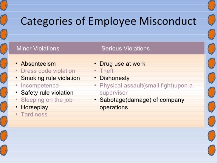 Theft Of Company Property Serious Misconduct Theft Of Company Property Serious Misconduct