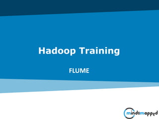 Hadoop Training
FLUME
 