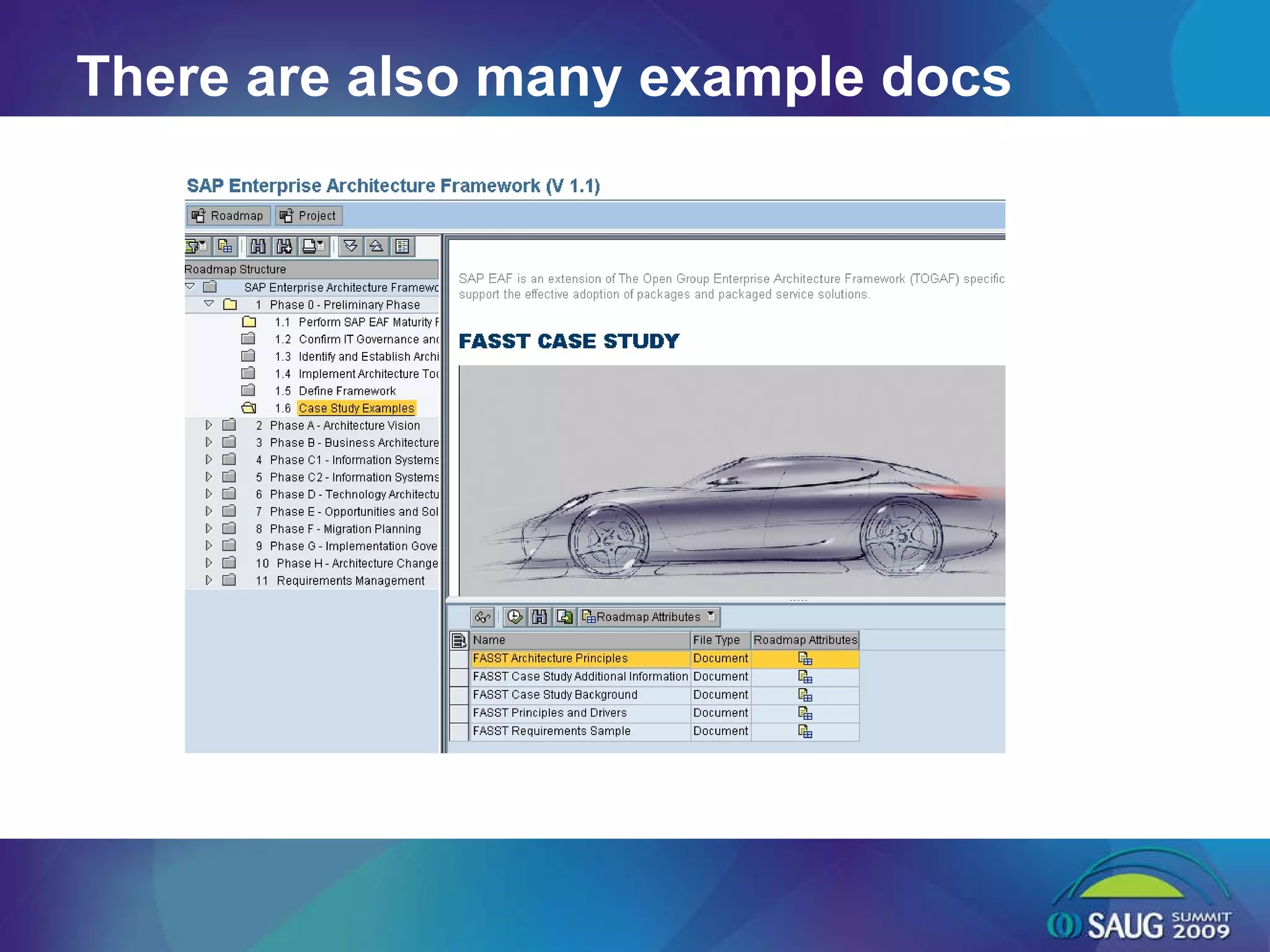 There are also many example docs 