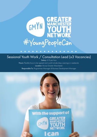 Sessional Youth Work / Consultation Lead Application Pack May 18