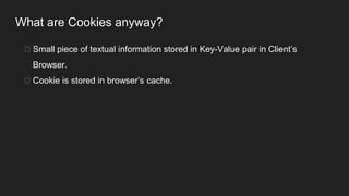 Session And Cookies In Servlets - Java | PPTX