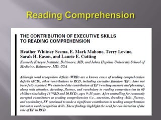 Reading Comprehension