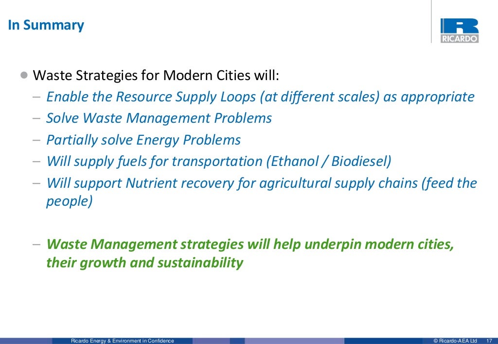 Waste Management Needs And Opportunities In Riyadh Lessons From The