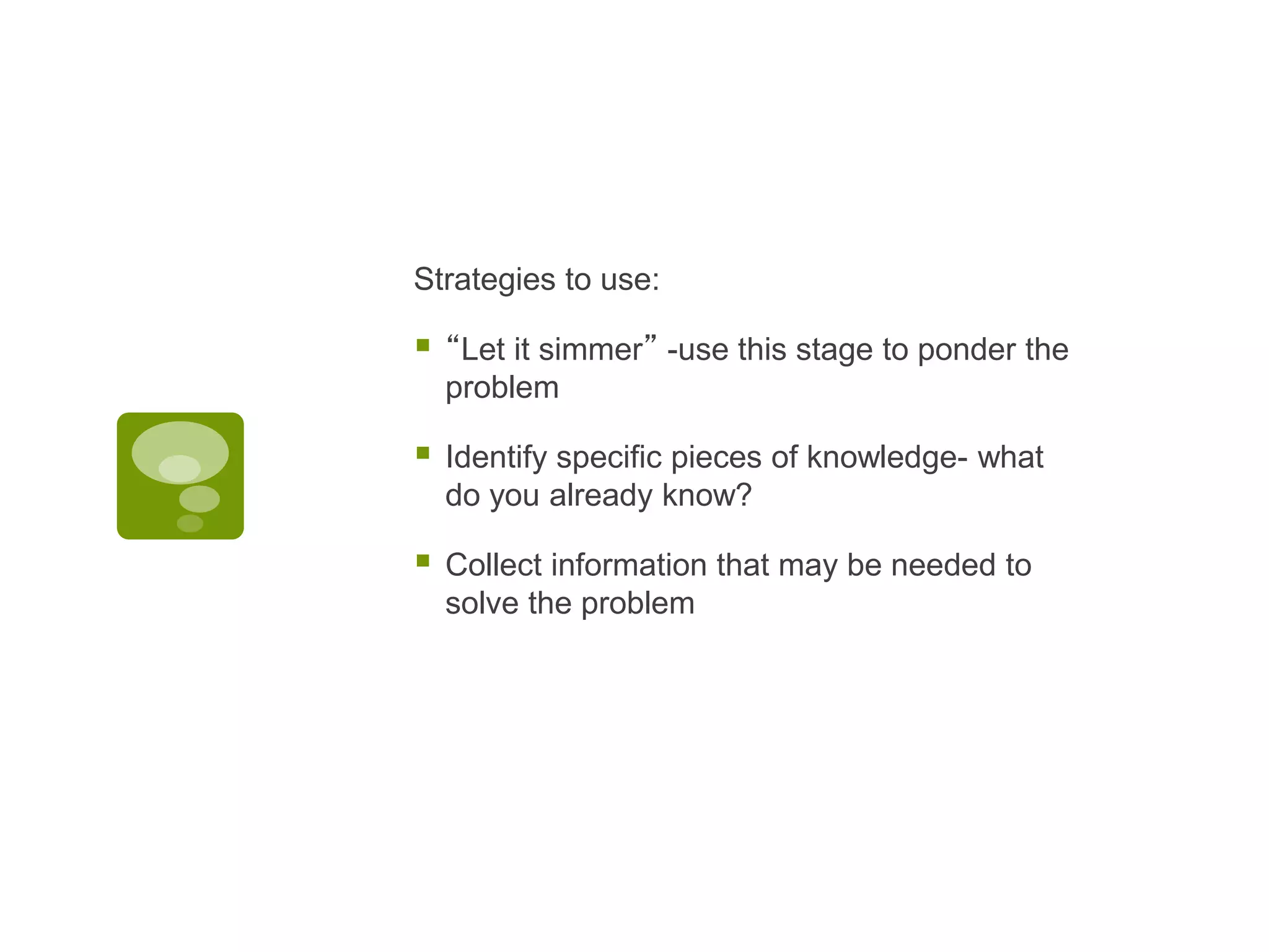 C: Problem solving step #2 -think | PPT