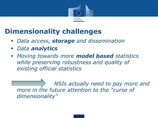 Big Data Analysis: The curse of dimensionality in official statistics | PDF
