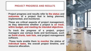 Session Five- DETERMINING PROJECT PROGRESS AND RESULTS .pptx