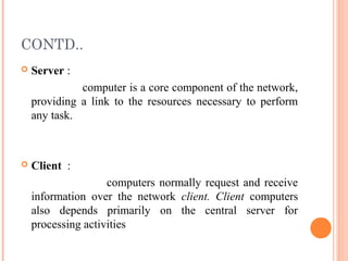 Basics of Networks ,Advantages and Disadvantages | PPT