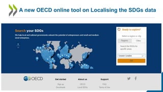 A new OECD online tool on Localising the SDGs data
 