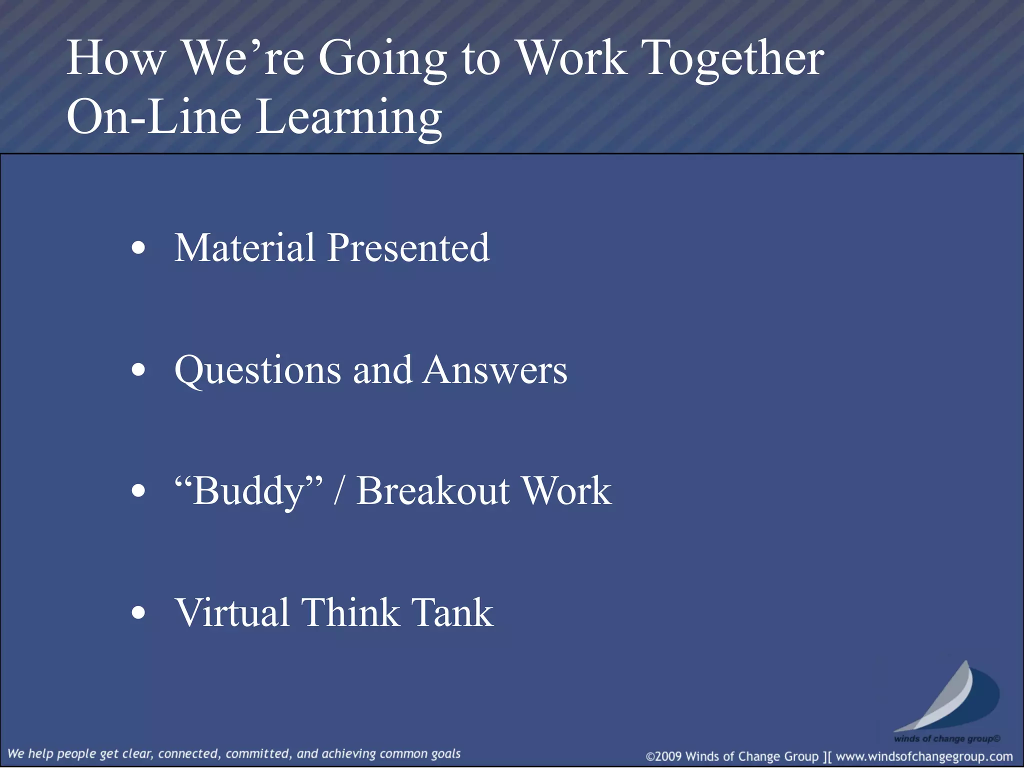 Real Time Strategic Change Session I