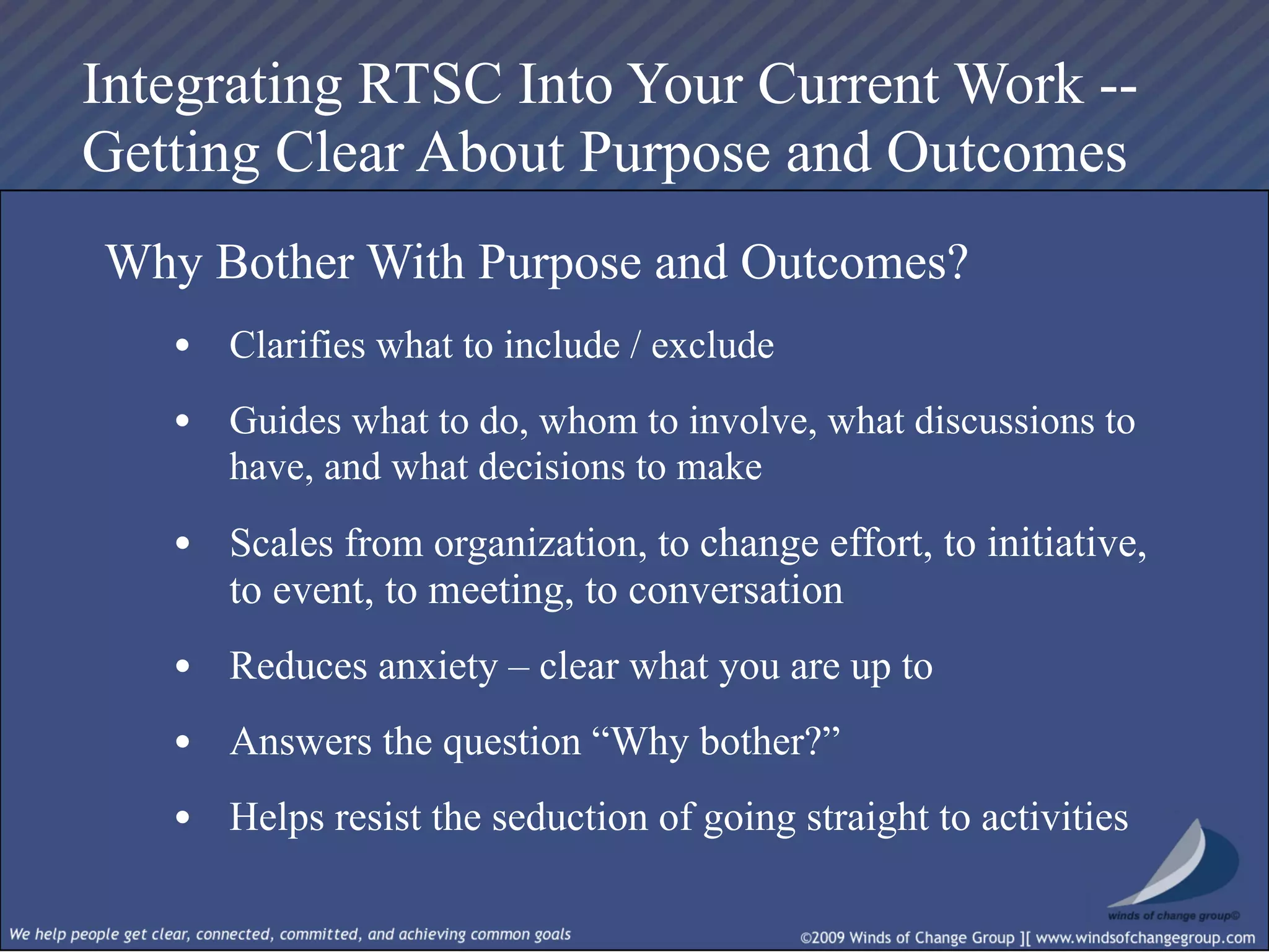 Real Time Strategic Change Session I