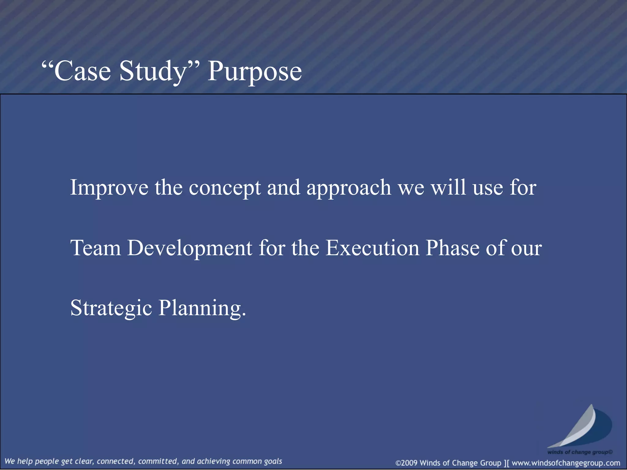 Real Time Strategic Change Session I