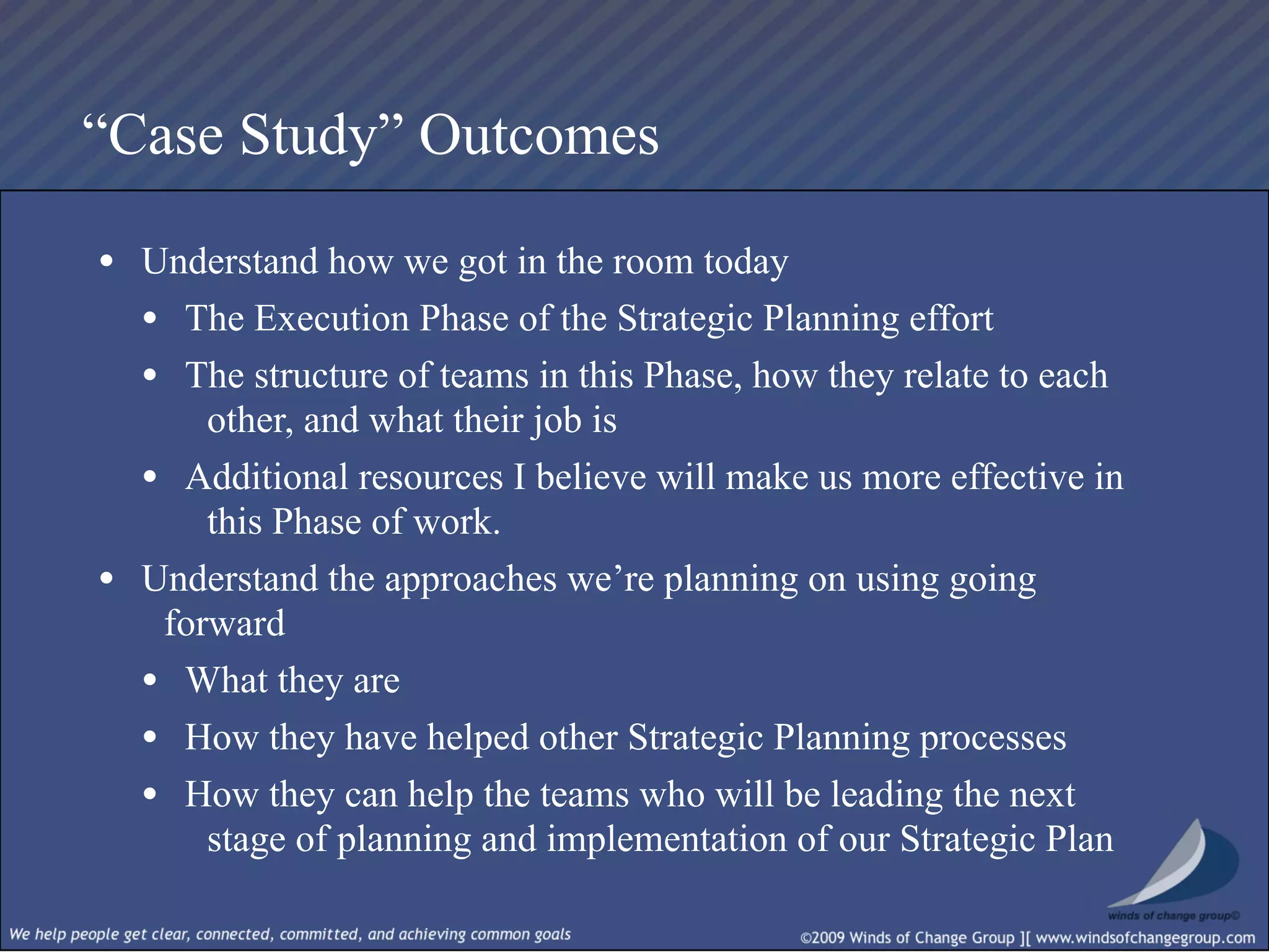 Real Time Strategic Change Session I