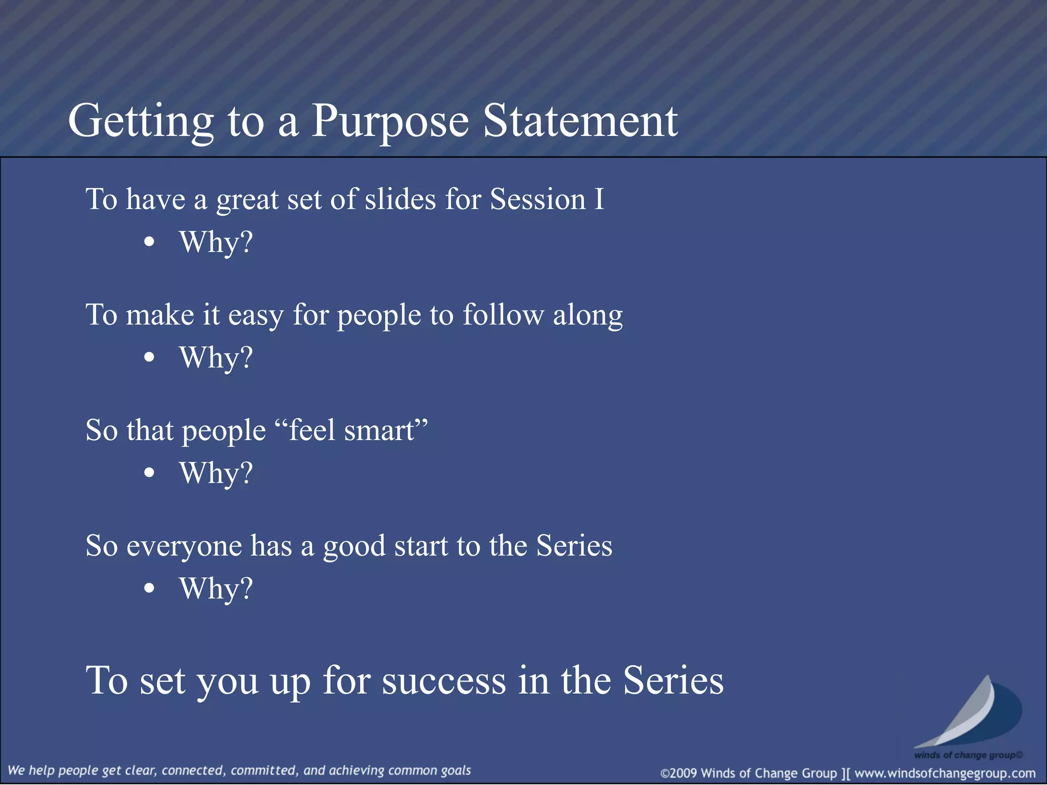 Real Time Strategic Change Session I