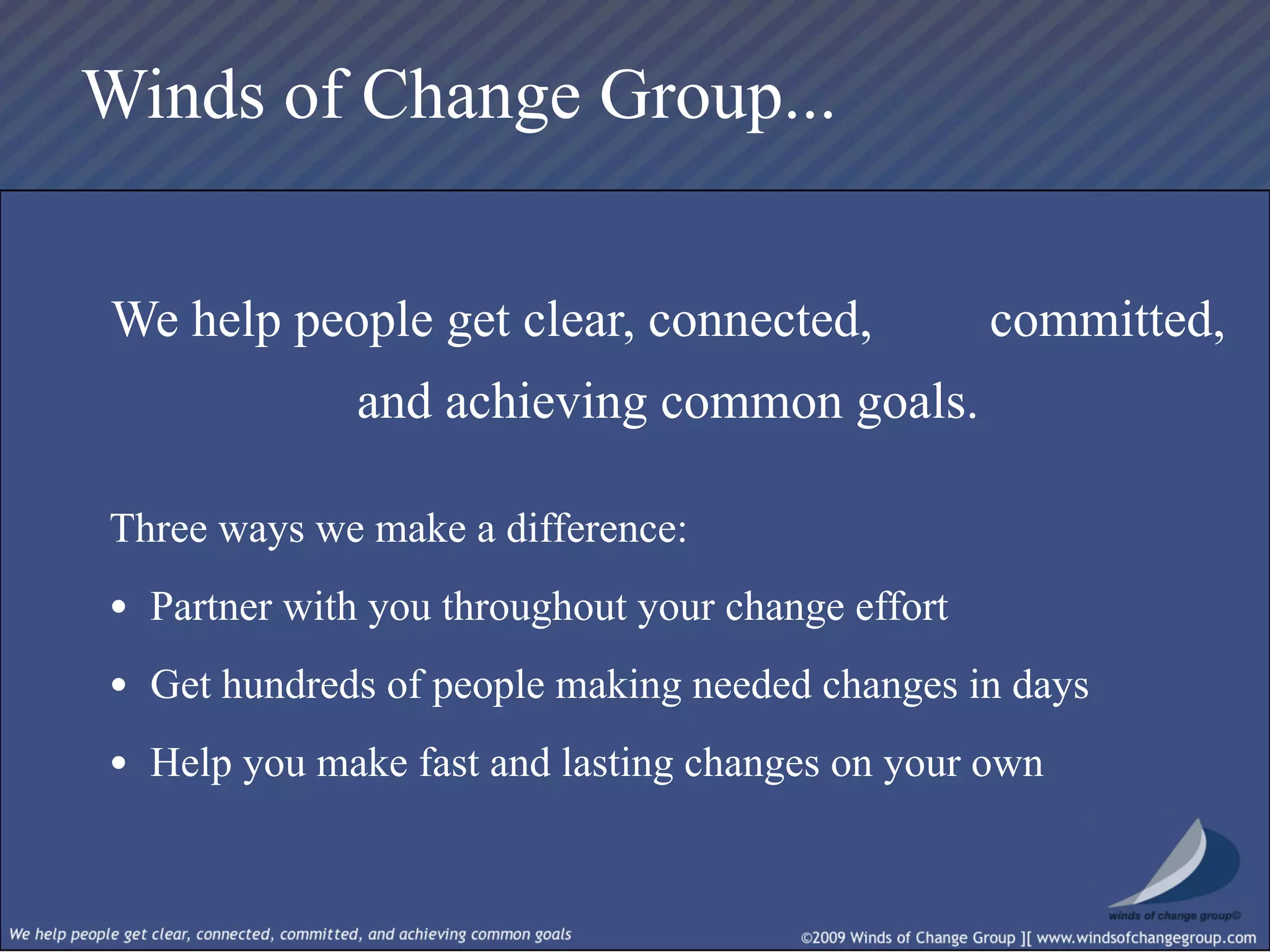 Real Time Strategic Change Session I