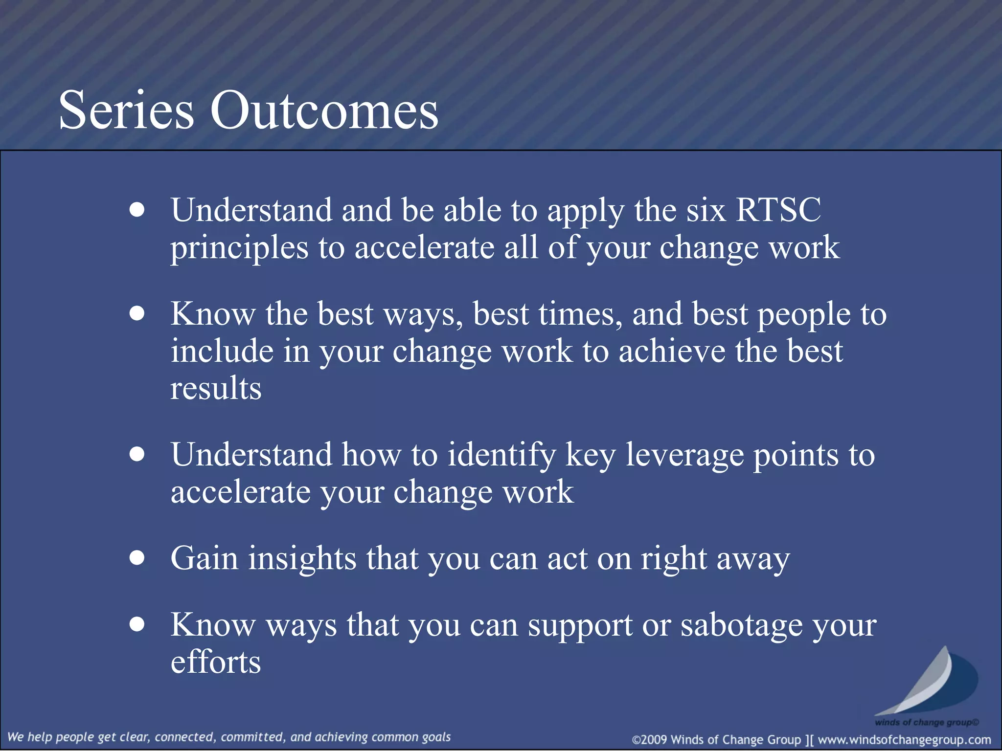 Real Time Strategic Change Session I