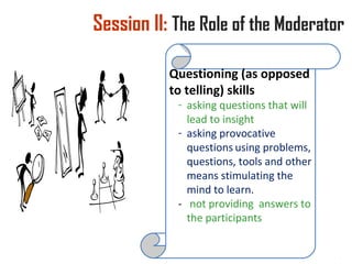 Session moderation & facilitation skill | PPT