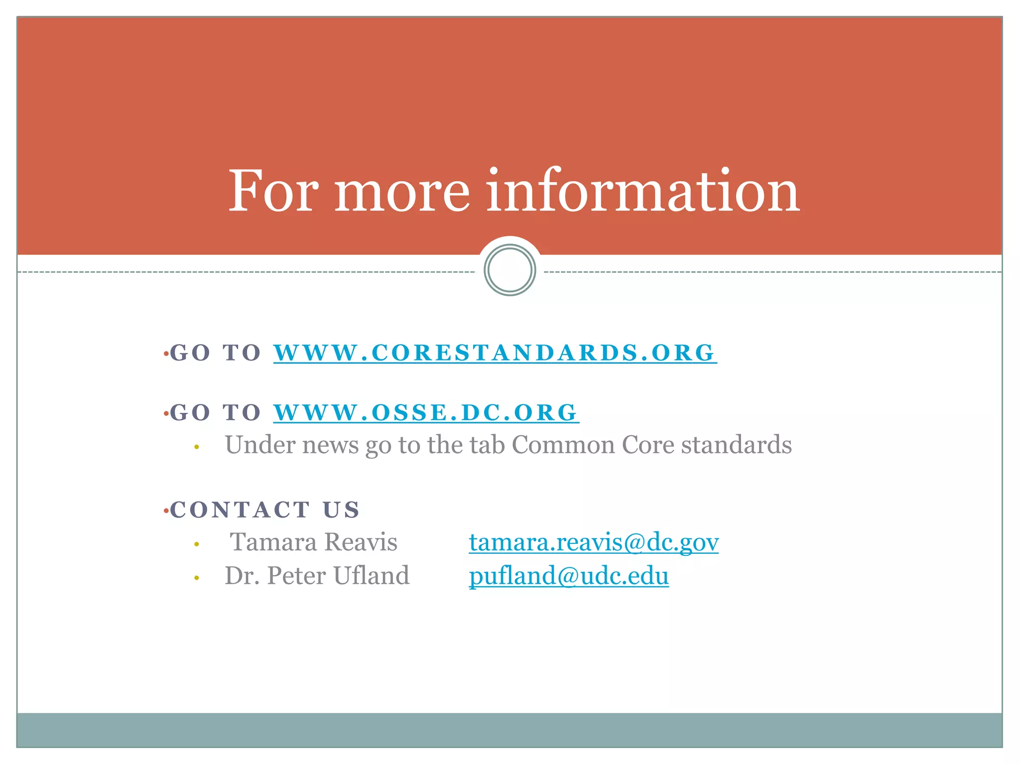 Go to www.corestandards.org