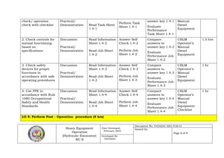 Hydraulic Performance Task Session Plan UC 1 HEO Hydraulic Excavator.docx