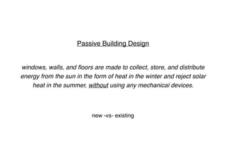 Passive Design Principles - Windows | PDF