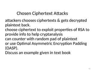 Encryption algorithm rsa security and attacks.ppt