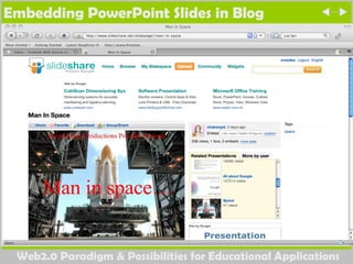 Embedding PowerPoint Slides in Blog 