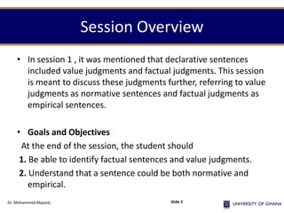 Value Session Example CRITICAL THINKING Session slide 6 (THE GENIUS BRIGHT | PDF