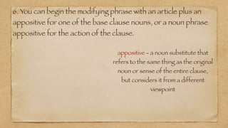 Advanced Writing - Session Three | PPT