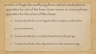 Advanced Writing - Session Three | PPT