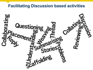 Facilitating Discussion based activities
 