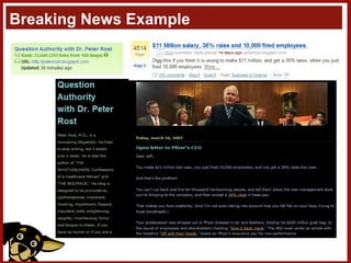 Breaking News Example 
