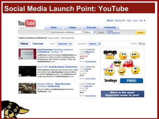 Social Media Launch Point: YouTube 