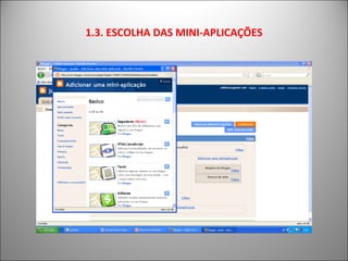 1.3. ESCOLHA DAS MINI-APLICAÇÕES 