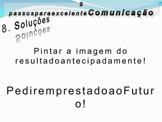 Pintar a imagem do
 resultadoantecipadamente!


PediremprestadoaoFutur
          o!
 