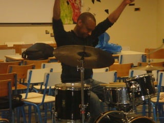 Sessão de percussão