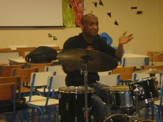 Sessão de percussão