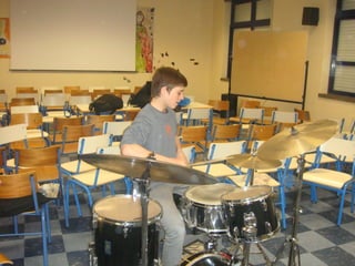 Sessão de percussão