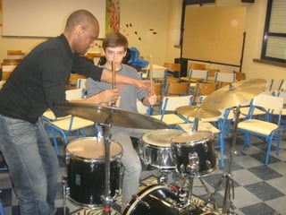 Sessão de percussão