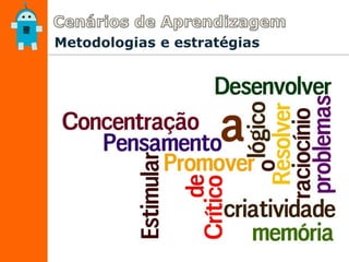 Metodologias e estratégias
 
