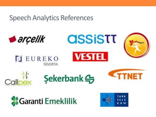 Speech Analytics References

 