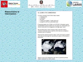 Riassumiamo le
informazioni :
 