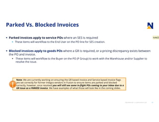 SES Training Deck_draft2024 for SAP Service Entry | PDF