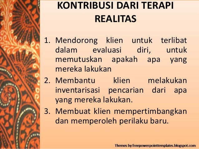  TERAPI REALITAS