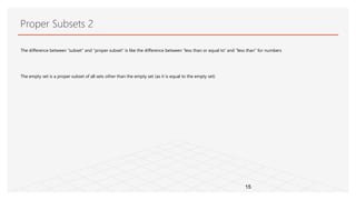 Explore the foundational concepts of sets in discrete mathematics | PPT