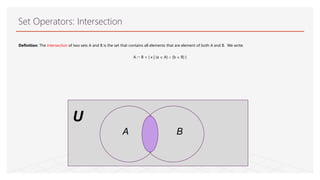 Explore the foundational concepts of sets in discrete mathematics | PPTX