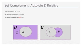 Explore the foundational concepts of sets in discrete mathematics | PPTX