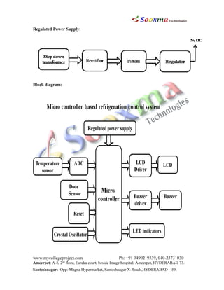 Set 331. micro controller based refrigeration control system | PDF