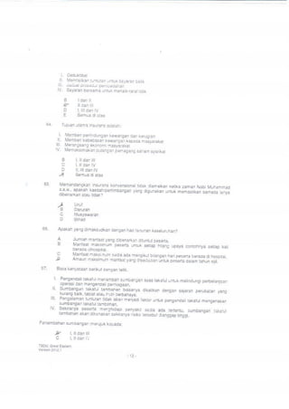 TBE Past Year Question Set B