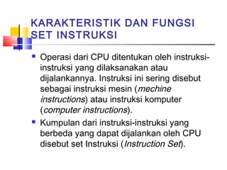 Set instruksi | PPT