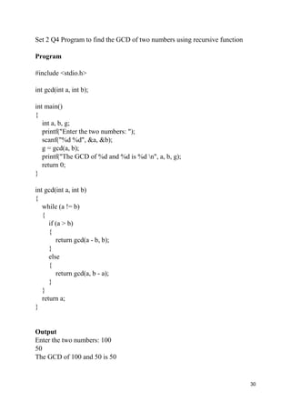 C programs Set 2 | PDF